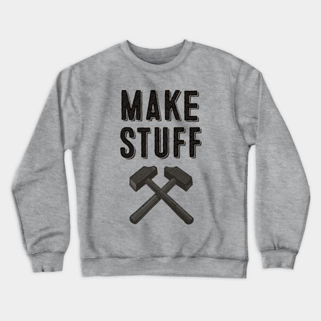 Maker's Credo: Grey Crewneck Sweatshirt by TheFactorie